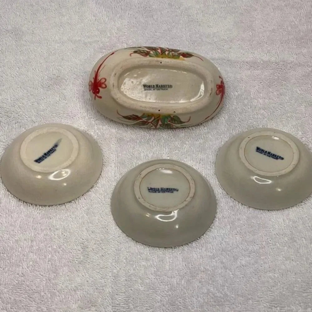 Sushi/Sauce ceramic set from World Market-EUC